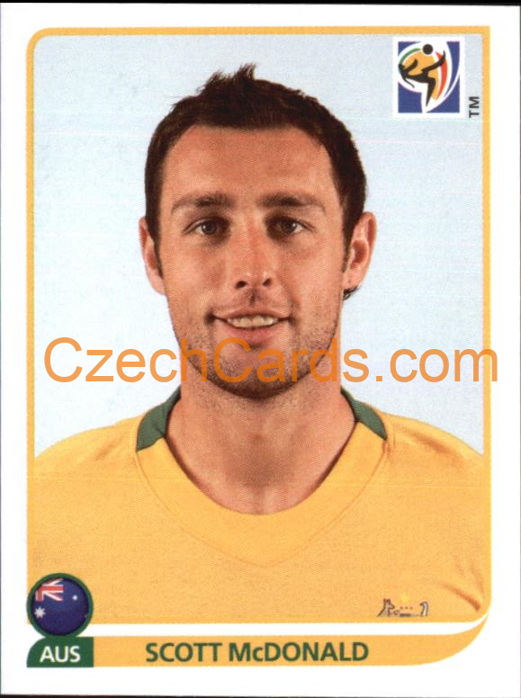 Scott McDonald 2010 Panini FIFA World Cup sticker #295