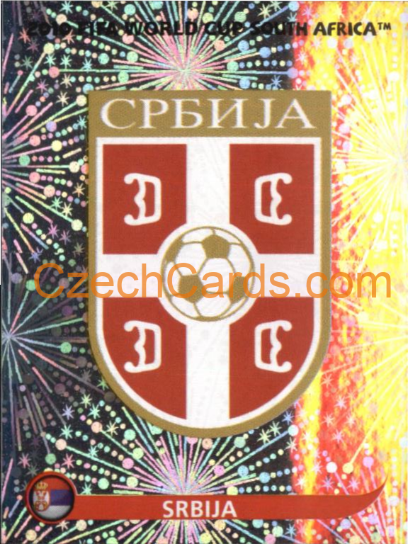 Team Emblem 2010 Panini FIFA World Cup sticker metal #297