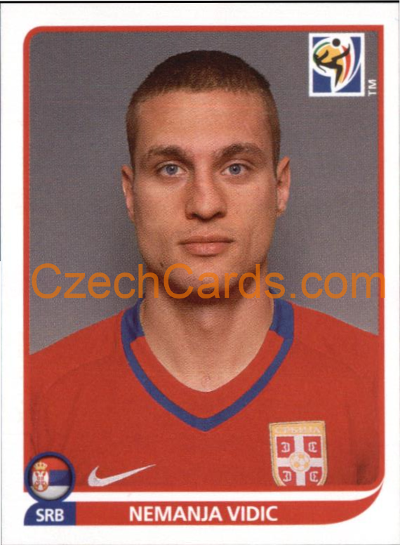 Nemanja Vidic 2010 Panini FIFA World Cup sticker #299