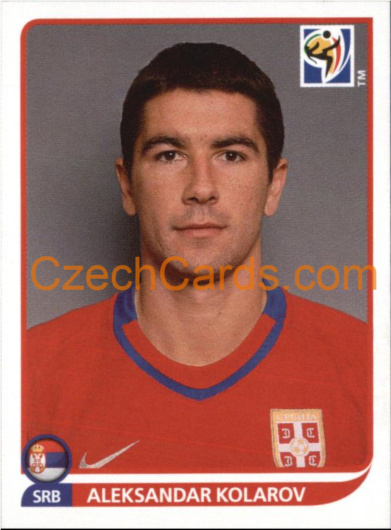 Aleksandar Kolarov 2010 Panini FIFA World Cup sticker #304