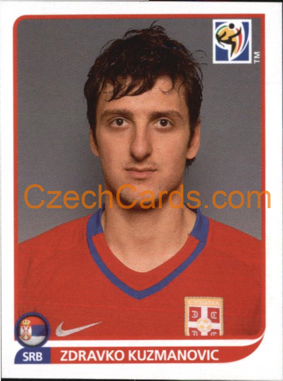 Zdravko Kuzmanovic 2010 Panini FIFA World Cup sticker #306