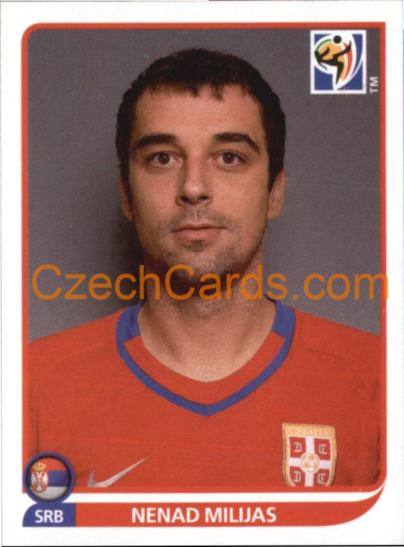 Nenad Milijas 2010 Panini FIFA World Cup sticker #308