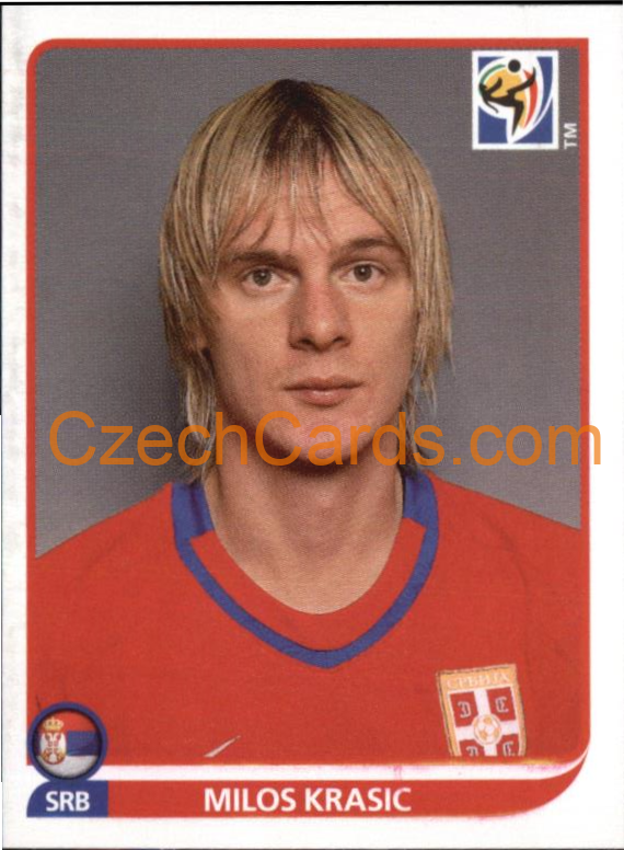 Milos Krasic 2010 Panini FIFA World Cup sticker #309