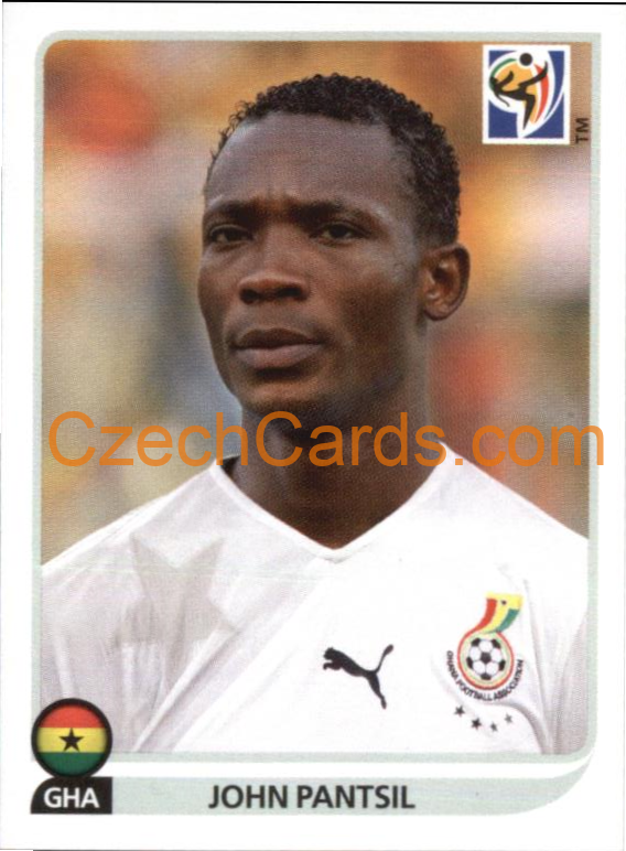 John Pantsil 2010 Panini FIFA World Cup sticker #319