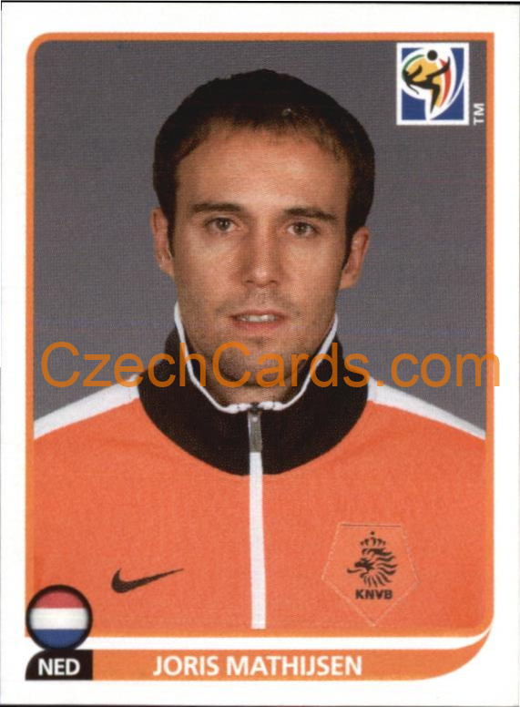 Joris Mathijsen 2010 Panini FIFA World Cup sticker #338