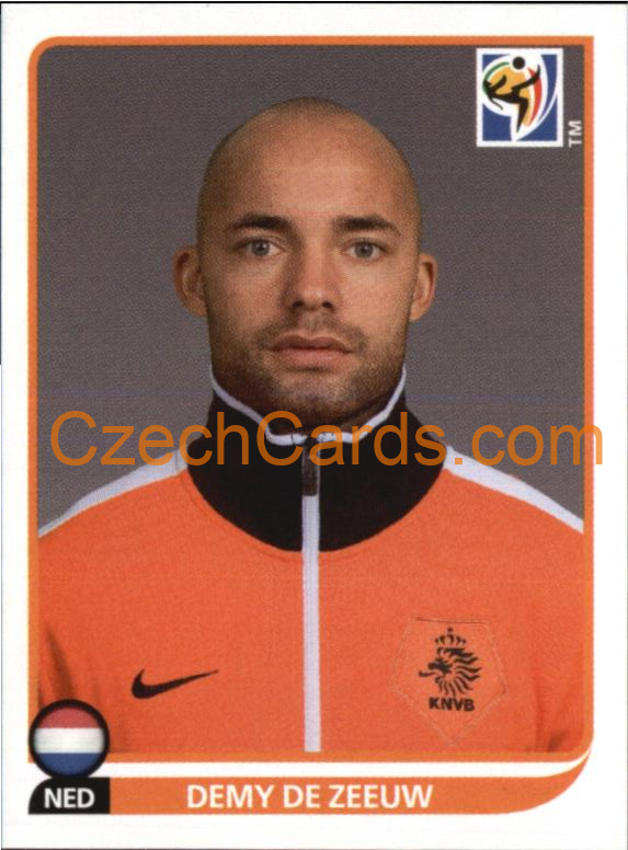 Demy de Zeeuw 2010 Panini FIFA World Cup sticker #344