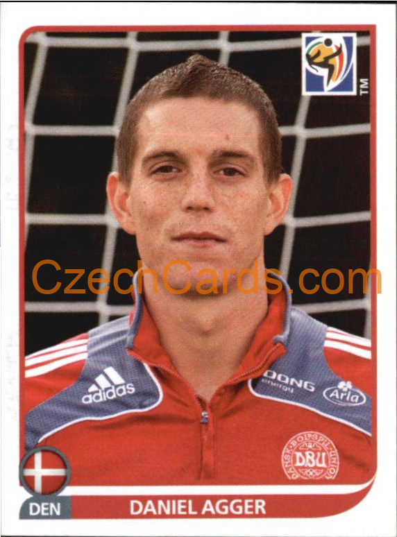 Daniel Agger 2010 Panini FIFA World Cup sticker #356