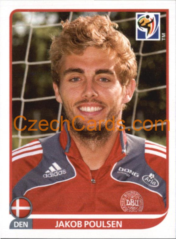 Jakob Poulsen 2010 Panini FIFA World Cup sticker #364
