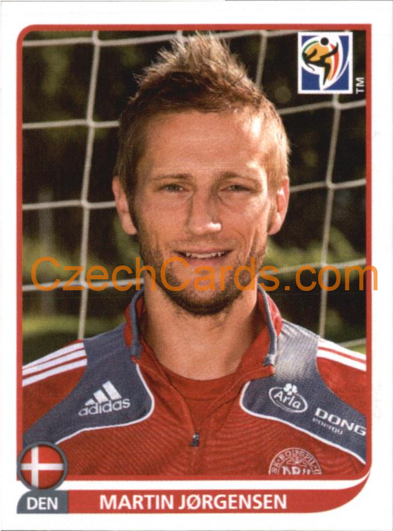 Martin Jørgensen 2010 Panini FIFA World Cup sticker #366