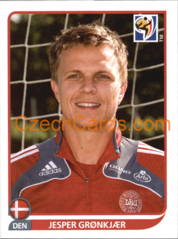 Jesper Grønkjær 2010 Panini FIFA World Cup sticker #368