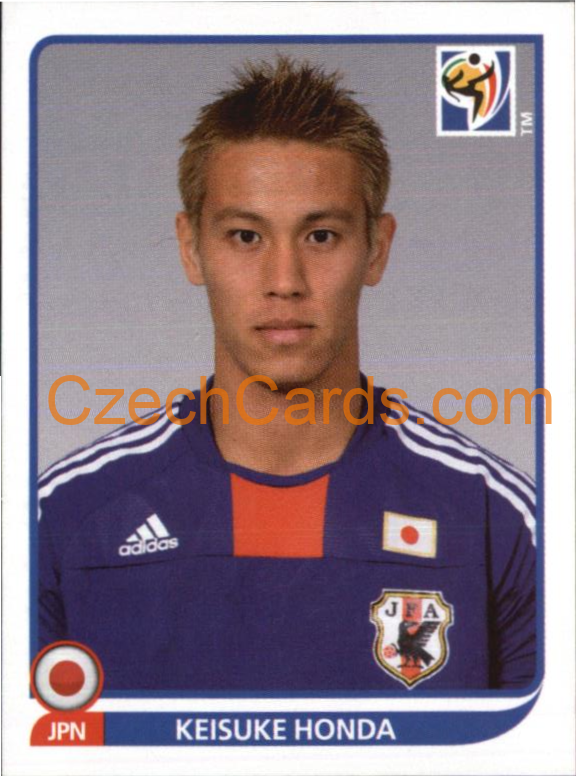 Keisuke Honda 2010 Panini FIFA World Cup sticker #383