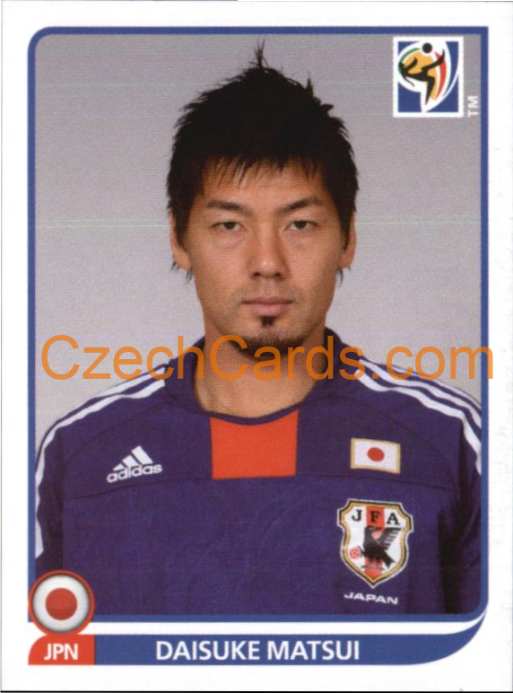 Daisuke Matsui 2010 Panini FIFA World Cup sticker #386