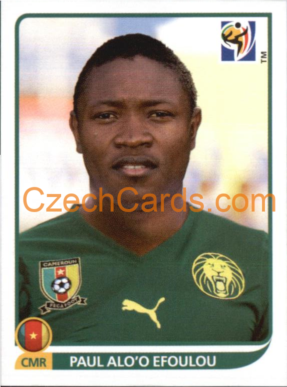 Paul Alo'o Efoulou 2010 Panini FIFA World Cup sticker #407