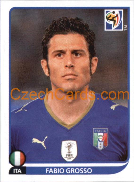 Fabio Grosso 2010 Panini FIFA World Cup sticker #415