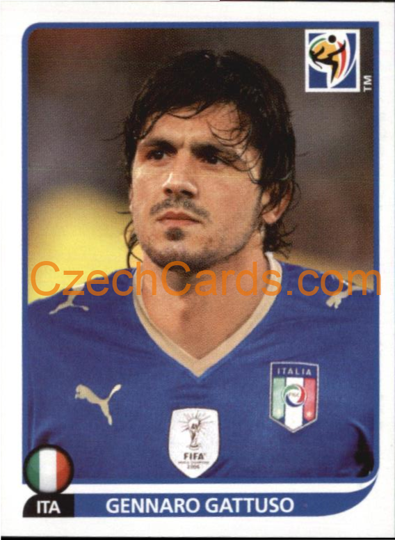 Gennaro Gattuso 2010 Panini FIFA World Cup sticker #421