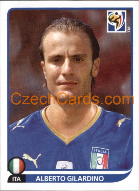 Alberto Gilardino 2010 Panini FIFA World Cup sticker #427