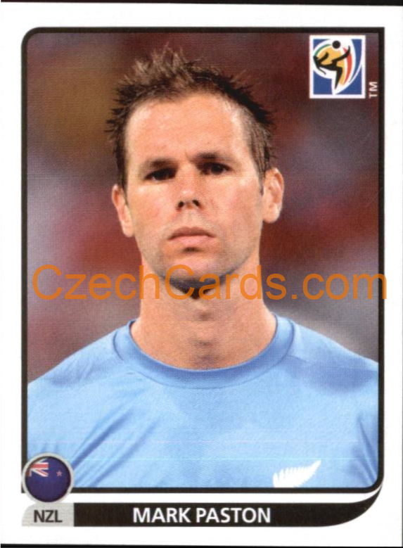 Mark Paston 2010 Panini FIFA World Cup sticker #450