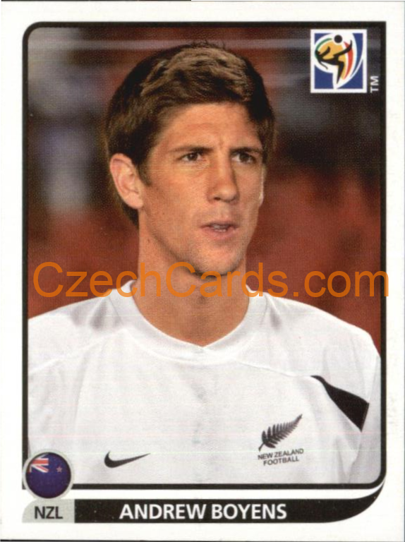Andrew Boyens 2010 Panini FIFA World Cup sticker #456