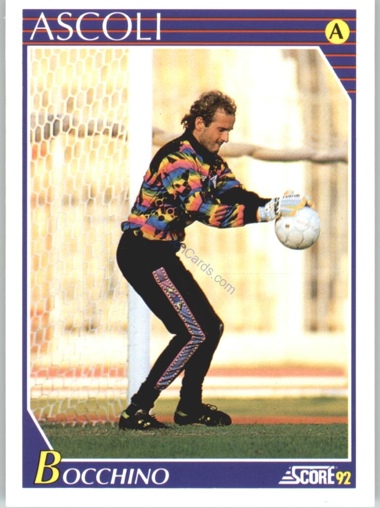 Roberto Bocchino 1992 Score Italian League #12