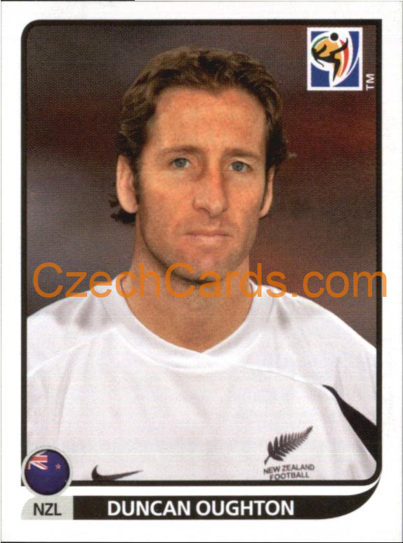 Duncan Oughton 2010 Panini FIFA World Cup sticker #459