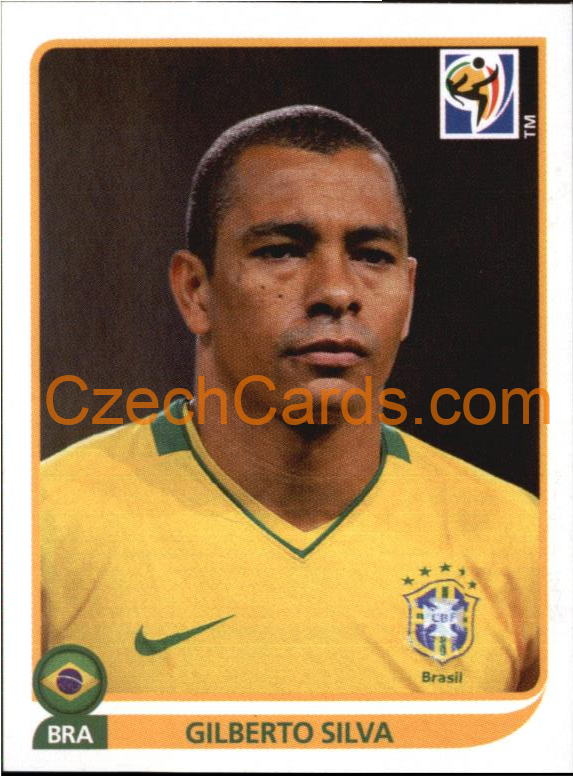 Gilberto Silva 2010 Panini FIFA World Cup sticker #496