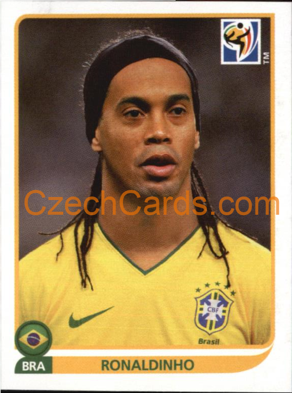 Ronaldinho 2010 Panini FIFA World Cup sticker #500