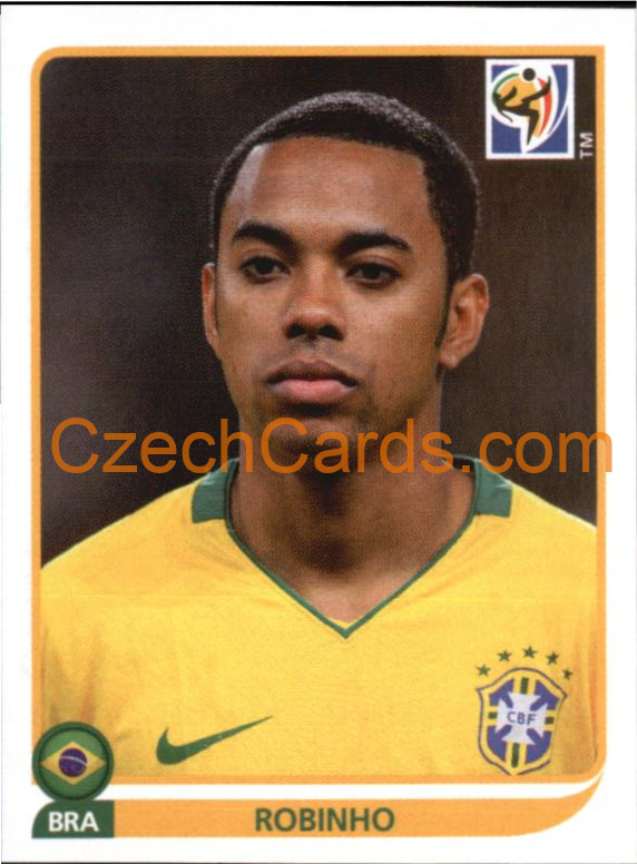 Robinho 2010 Panini FIFA World Cup sticker #501