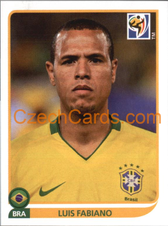 Luis Fabiano 2010 Panini FIFA World Cup sticker #503