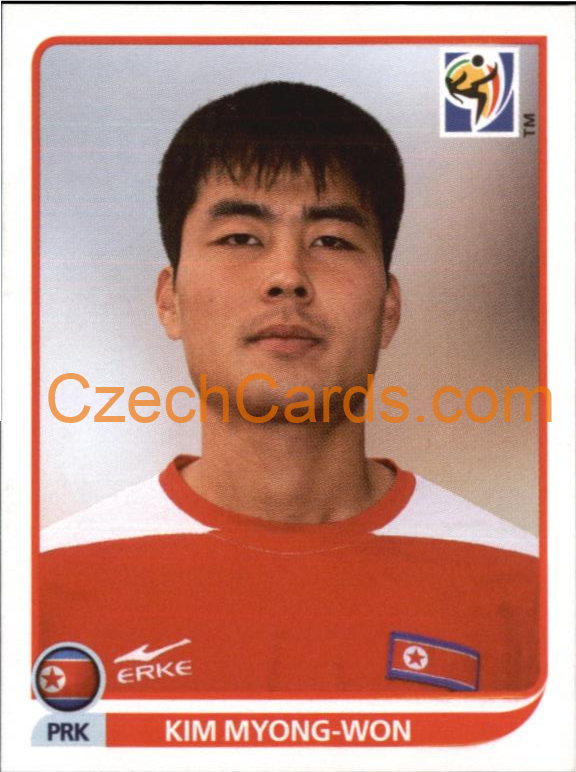 Kim Myong-Won 2010 Panini FIFA World Cup sticker #519