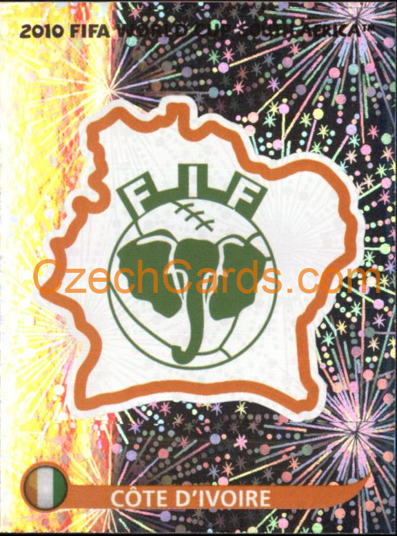 Team Emblem 2010 Panini FIFA World Cup sticker metal #525