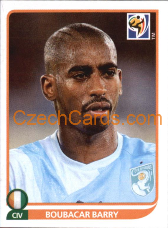 Boubacar Barry 2010 Panini FIFA World Cup sticker #526
