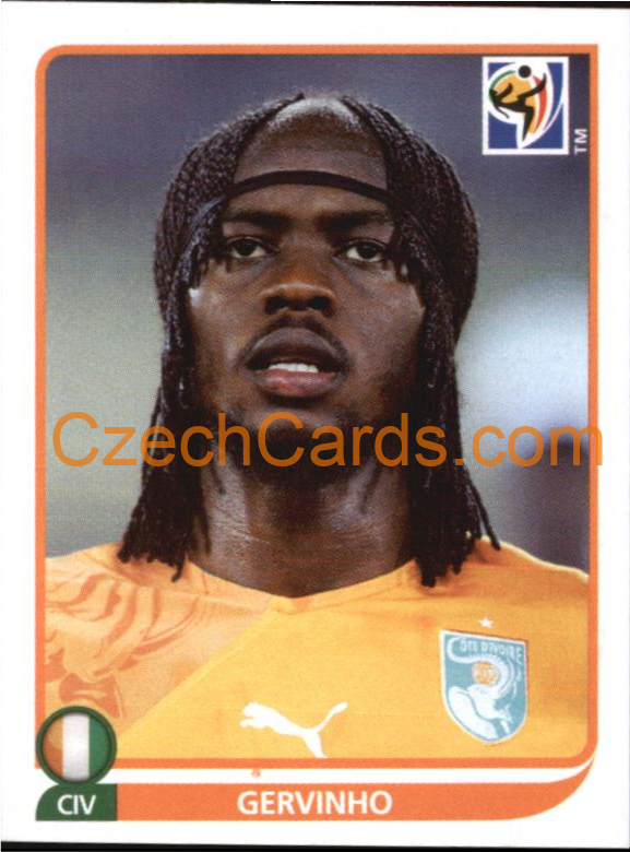 Gervinho 2010 Panini FIFA World Cup sticker #539