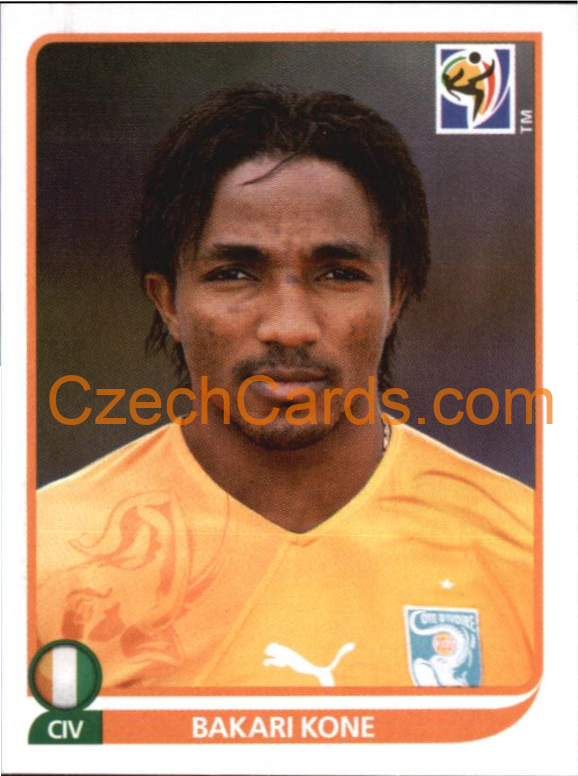 Bakari Kone 2010 Panini FIFA World Cup sticker #540