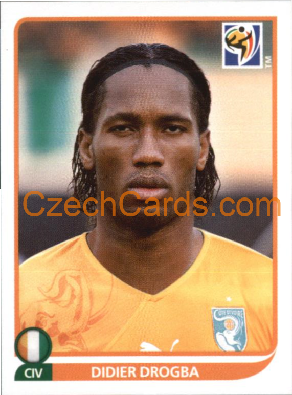 Didier Drogba 2010 Panini FIFA World Cup sticker #542