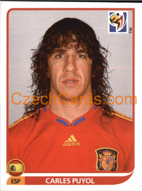 Carles Puyol 2010 Panini FIFA World Cup sticker #565