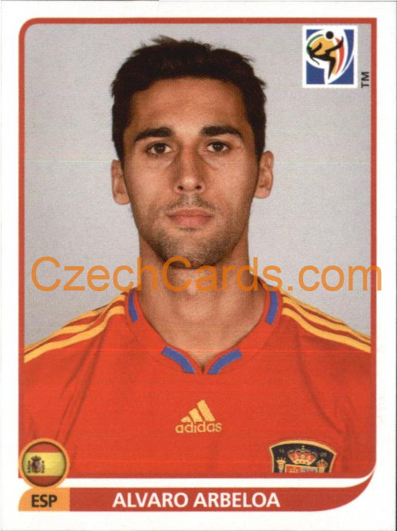 Alvaro Arbeloa 2010 Panini FIFA World Cup sticker #570