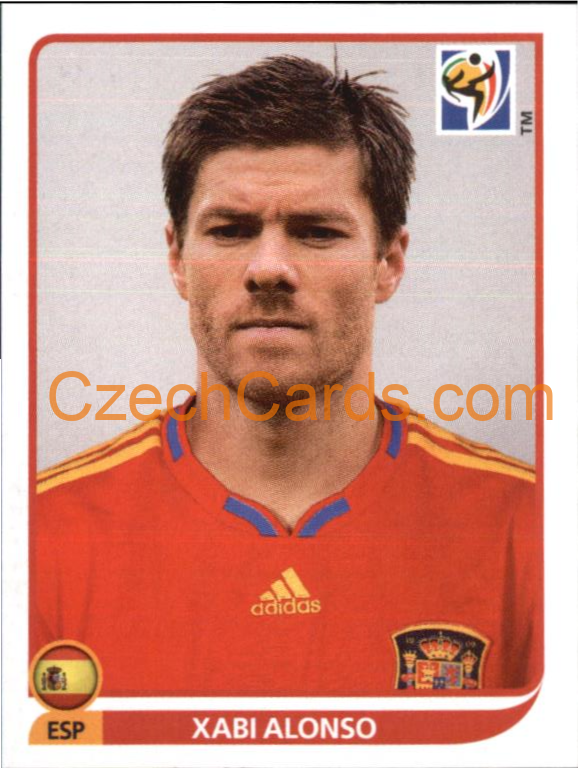 Xabi Alonso 2010 Panini FIFA World Cup sticker #574