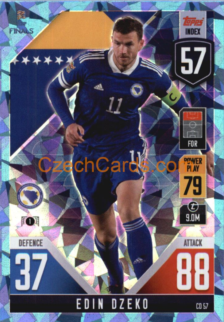 Edin Džeko 2022/23 Match Attax 101 blue #CD57