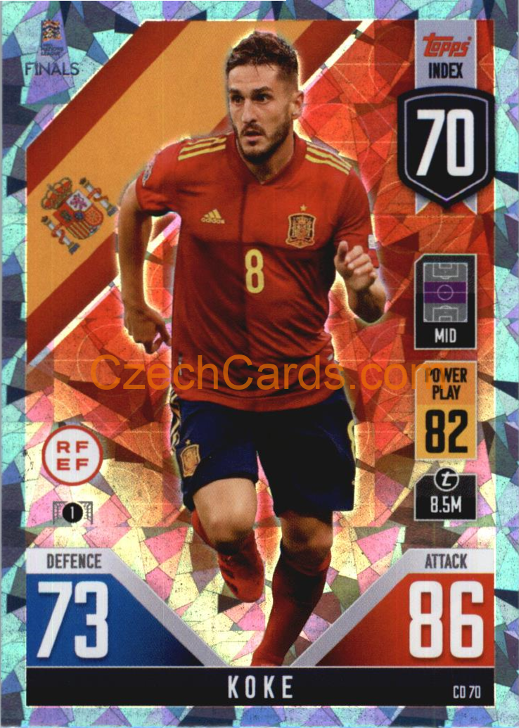 Koke 2022/23 Match Attax 101 blue #CD70