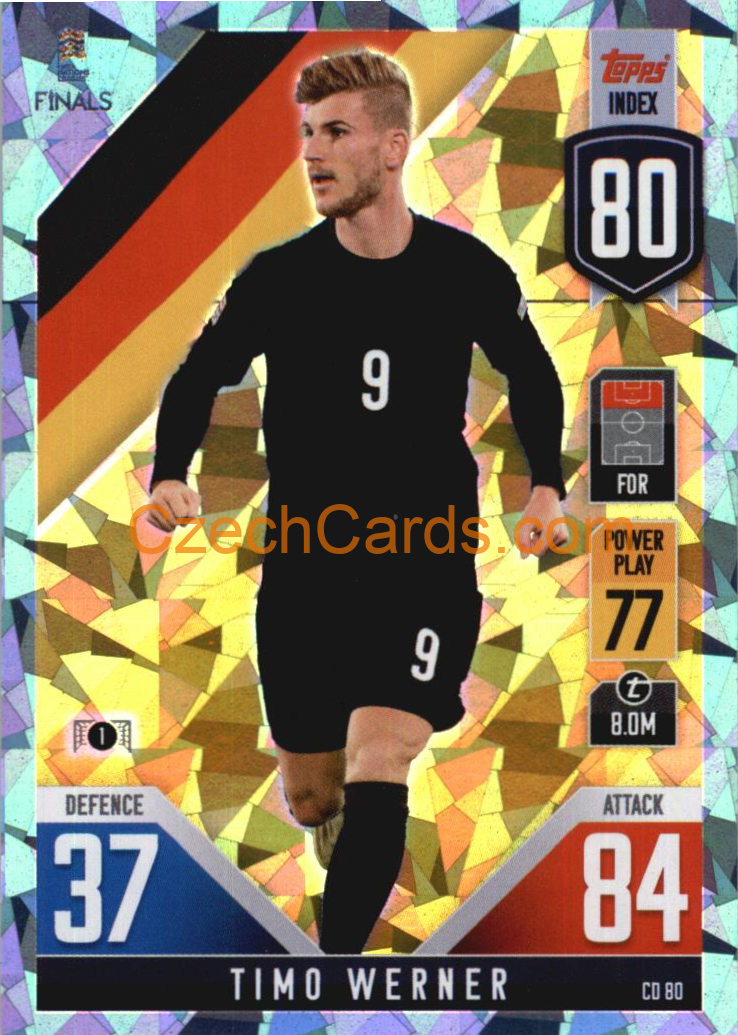 Timo Werner 2022/23 Match Attax 101 blue #CD80