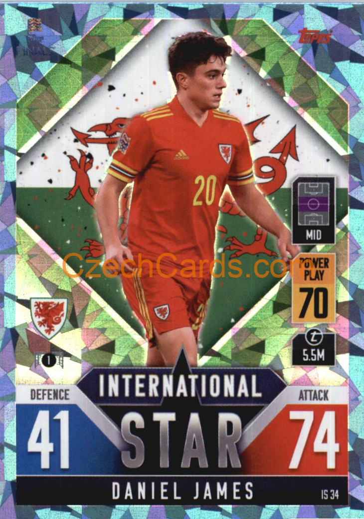 Daniel James 2022/23 Match Attax 101 blue #IS34
