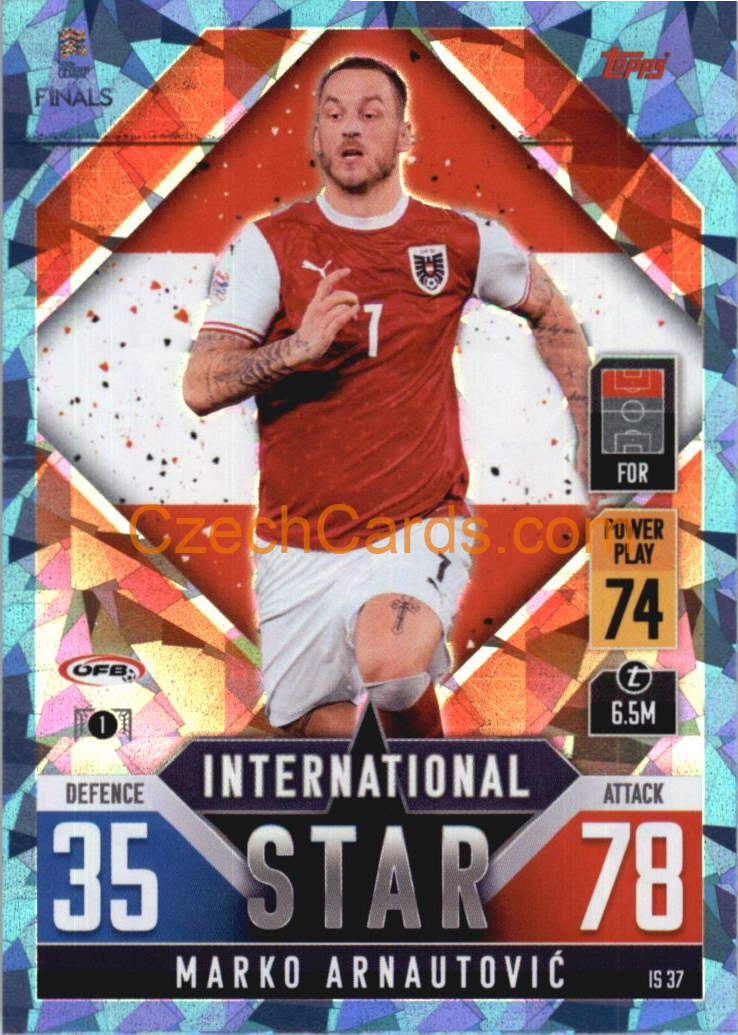 Marko Arnautovič 2022/23 Match Attax 101 blue #IS37