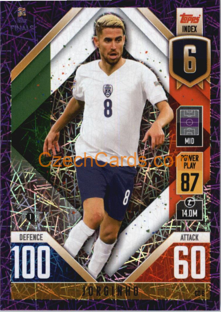 Jorginho 2022/23 Match Attax 101 purple #CD6