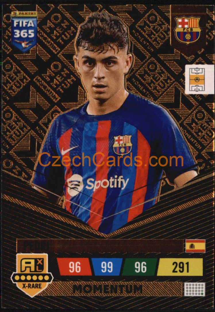 Pedri 2023 FIFA 365 Adrenalyn MOMENTUM X-Rare