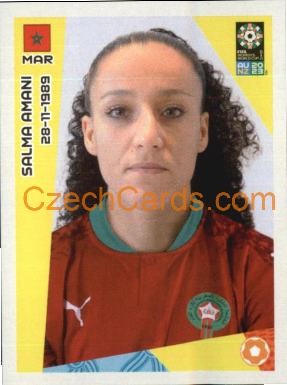 Salma Amani Panini 2023 FIFA Women's World Cup Sticker #541