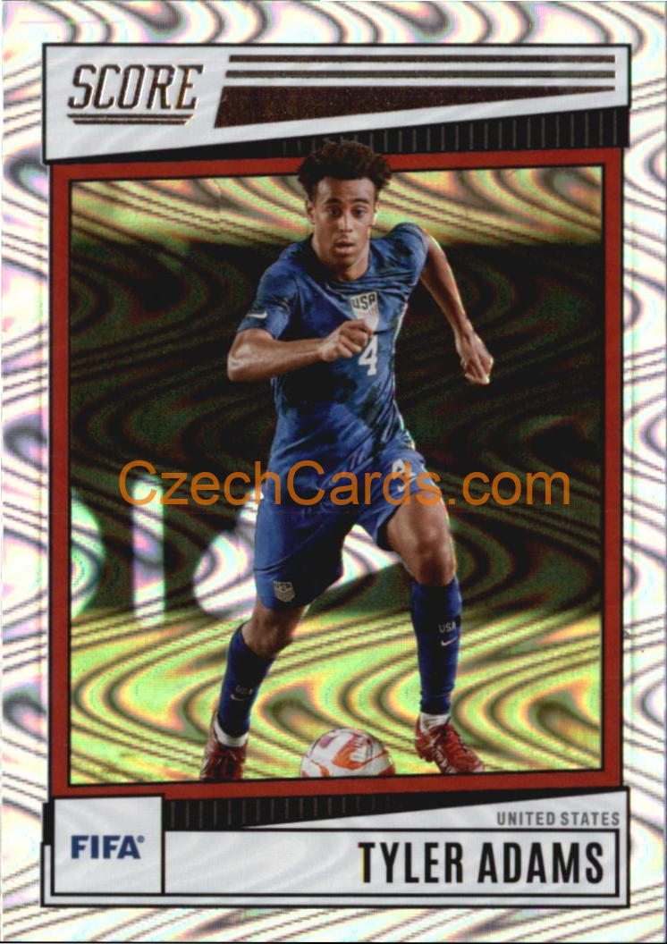Tyler Adams 2022/23 Panini SCORE FIFA Swirl parallel #8