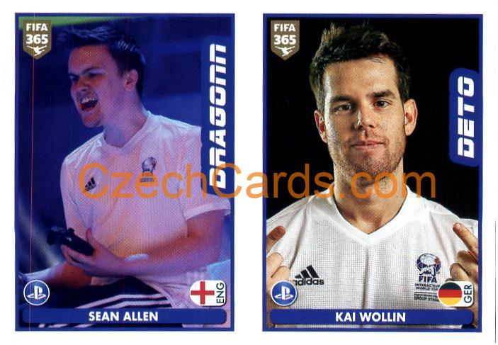 Sean Allen - Kai Wollin 2021 Panini FIFA 365 Sticker #19