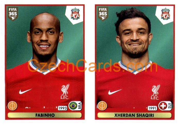 Fabinho - Xherdan Shaqiri 2021 Panini FIFA 365 Sticker #37