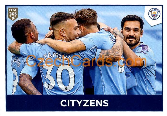 Manchester City - Cityzens 2021 Panini FIFA 365 Sticker #48