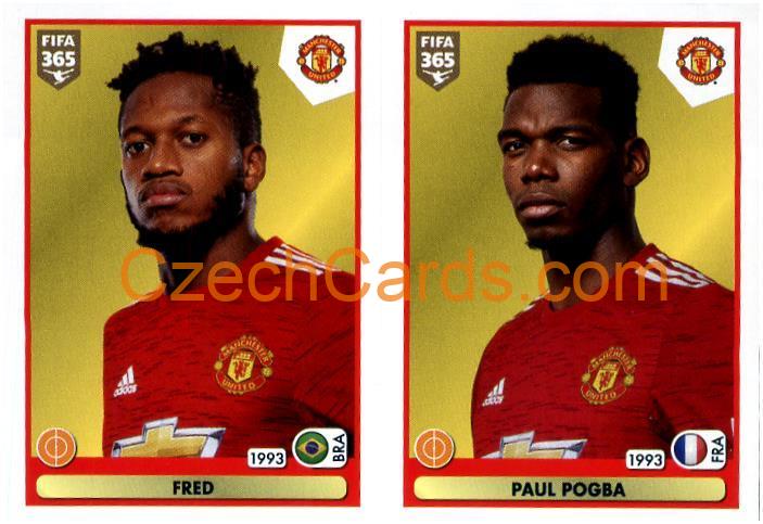 Fred - Paul Pogba 2021 Panini FIFA 365 Sticker #62